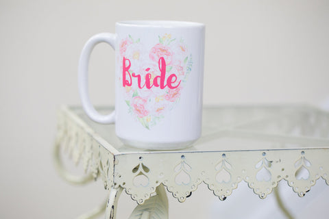 Floral Bride Mug