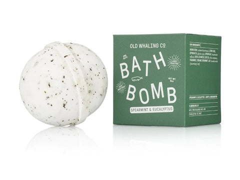 Old Whaling Company Bath Bomb Spearmint + Eucalyptus