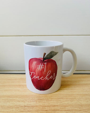 #1 Teacher Mug